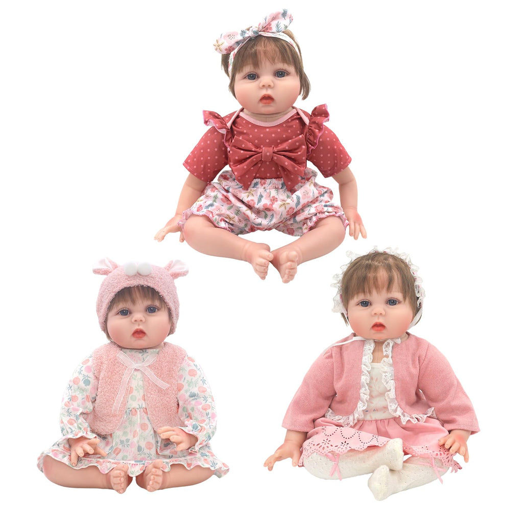 20-22 Inch Reborn Baby Doll Clothes & Accessories Set A12719