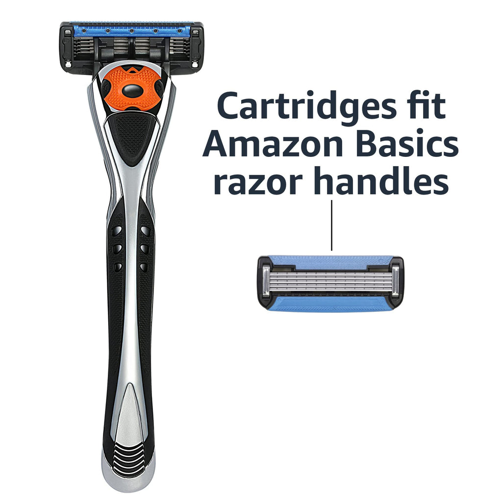 5-Blade Razor Blade Refills with Dual Lubrication, 8 Cartridges W180991