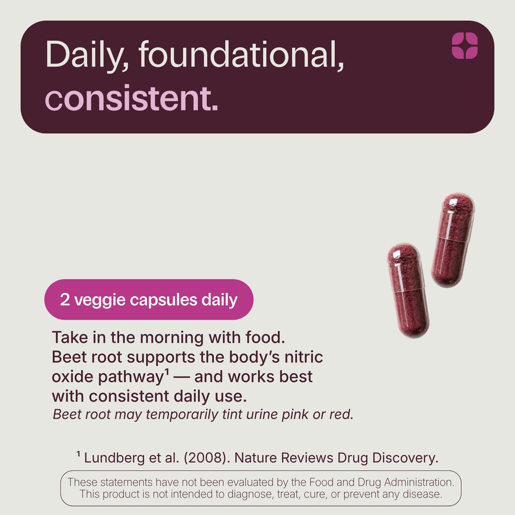 Organic Beet Root Capsules 1300mg 60ct F4217