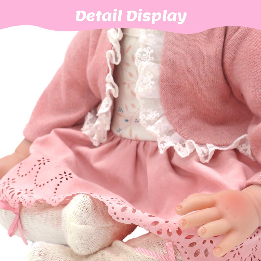 20-22 Inch Reborn Baby Doll Clothes & Accessories Set A12719