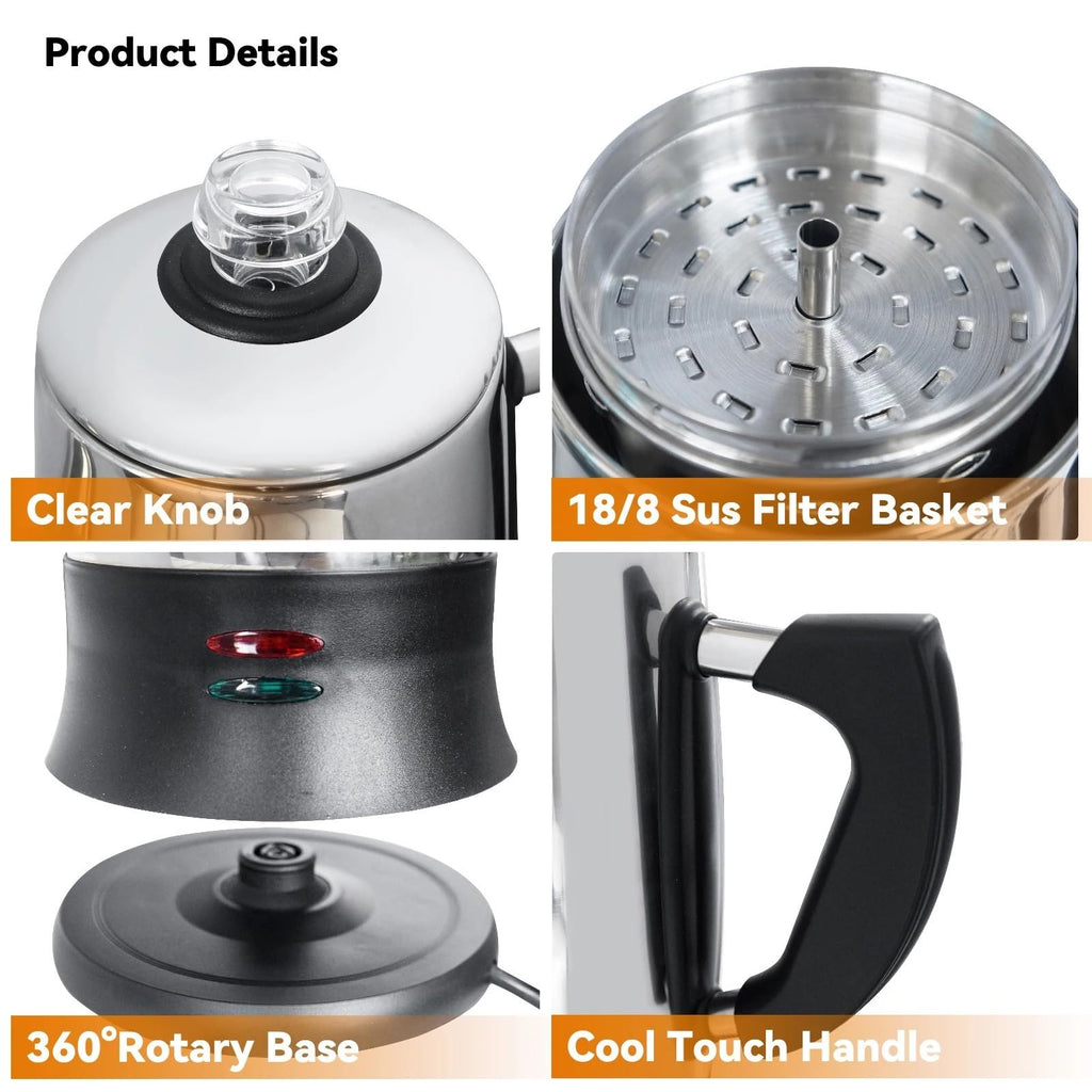 12-Cup Electric Percolator Accessories K142