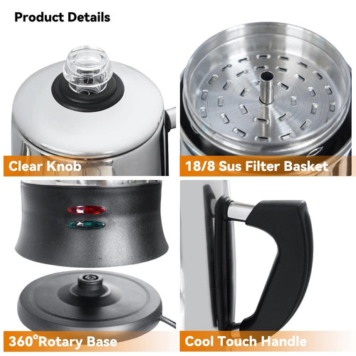12-Cup Electric Percolator Accessories K142