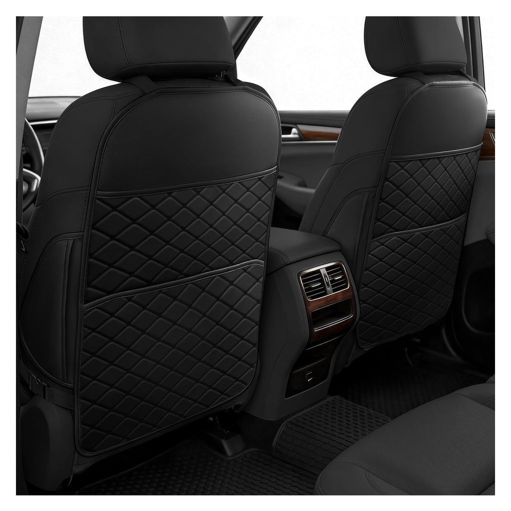 Car Seat Back Protectors Black T372153
