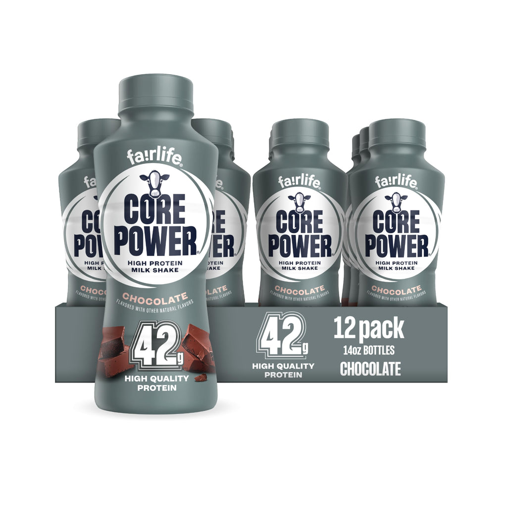 Chocolate High Protein Shake 42g 14oz 12 Pack E993