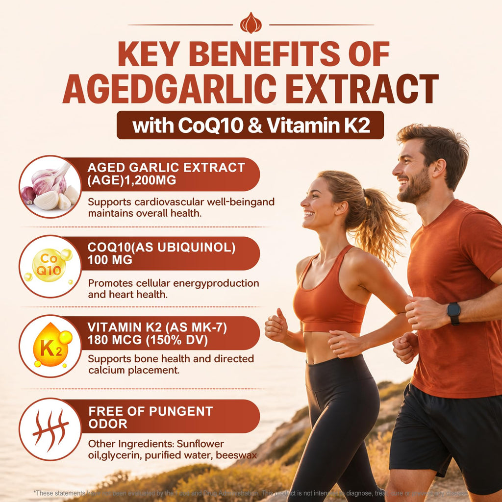 Aged Garlic Extract Softgels 1,200 mg 180 Softgels U904