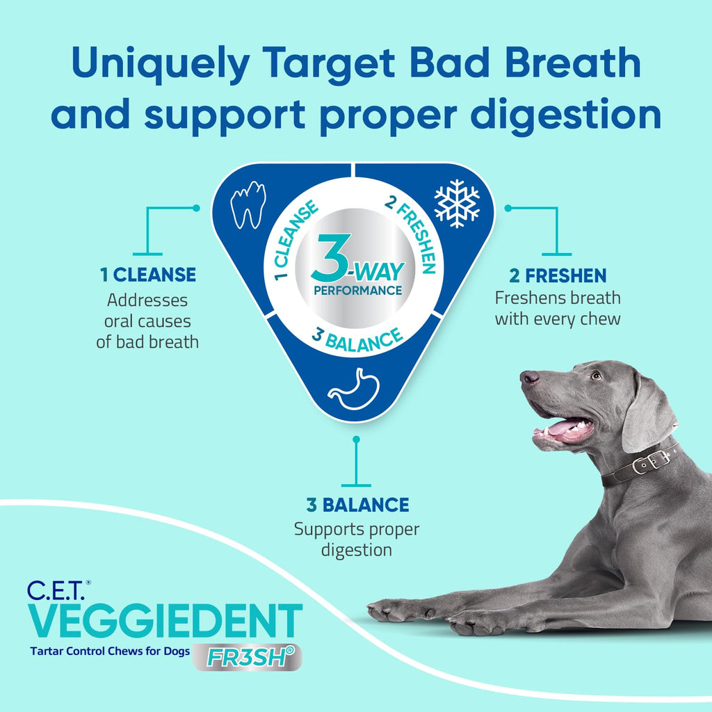 Plaque and Tartar Control Chews for Dogs, Medium B58212