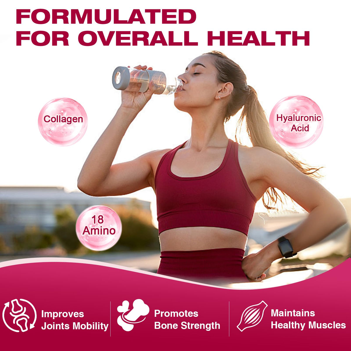 Multi Collagen Peptides Powder with Probiotics I247