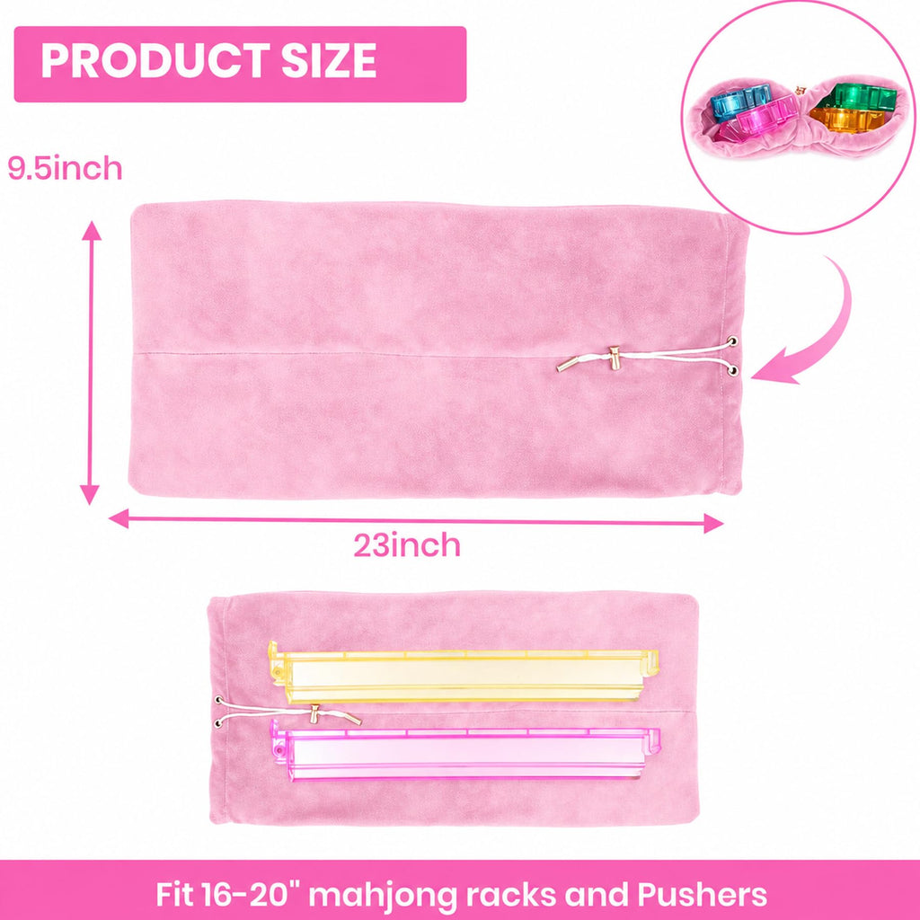 Mahjong Rack Storage Bag with 4 Dividers F777