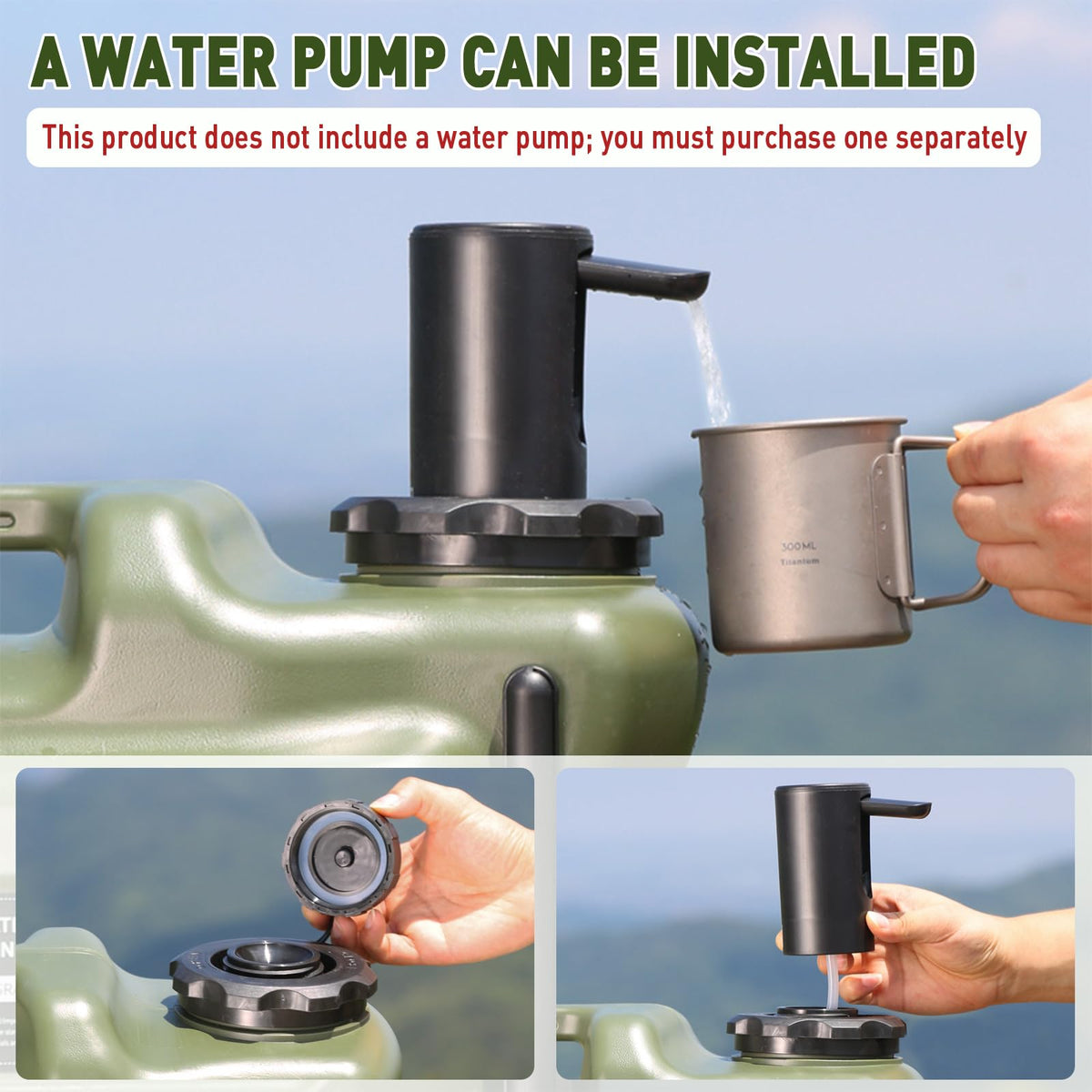 7.4 Gallon Water Jug with Wheels & Handle I97038