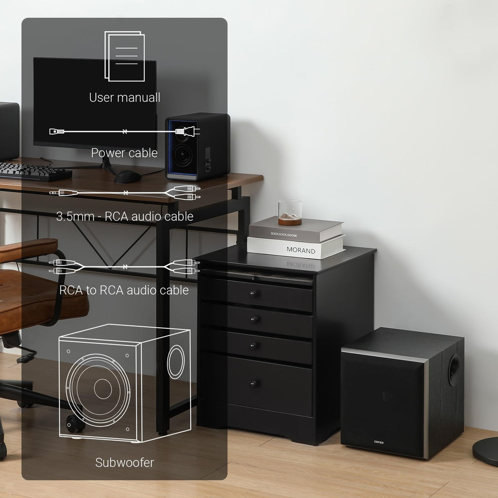 Powered Subwoofer with 8 inch Driver P38805