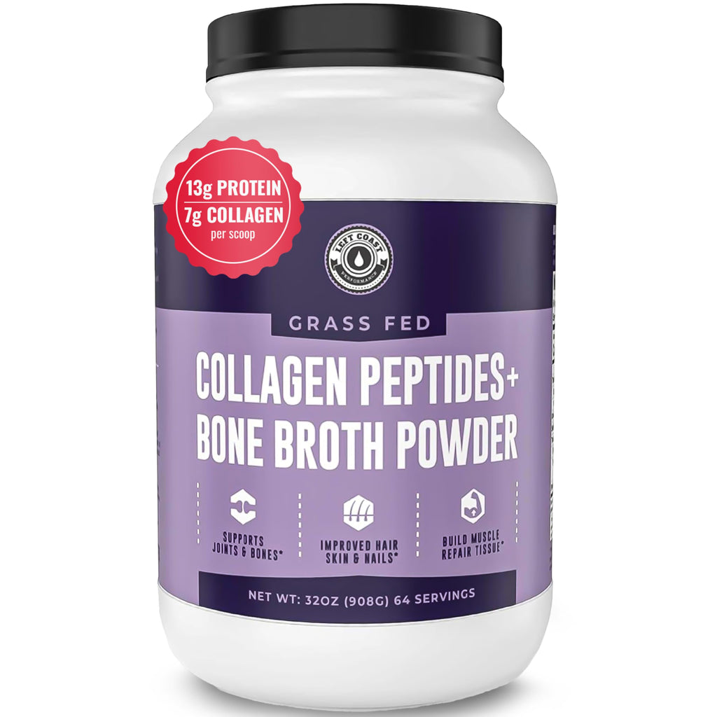 Collagen Bone Broth Powder, Unflavored, 2lb P15956