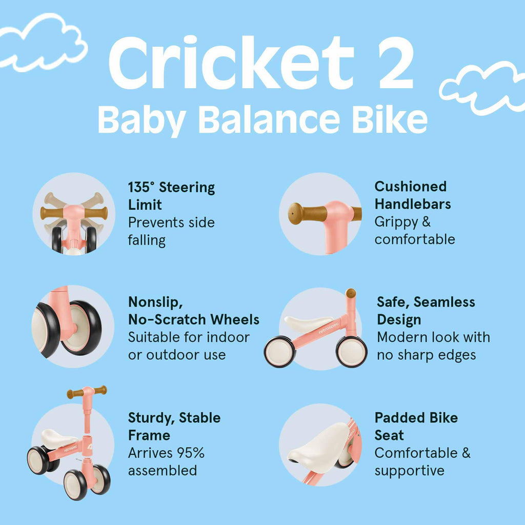 Baby Walker Balance Bike with 4 Wheels X53359