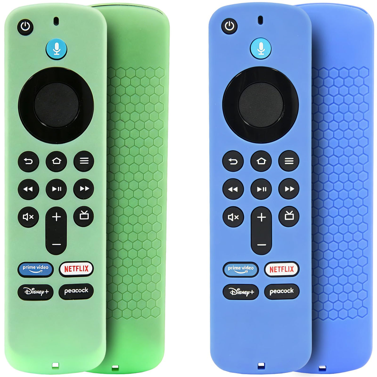 Remote Cover Case 2pcs Silicone Sleeve with Wrist Strap J82353