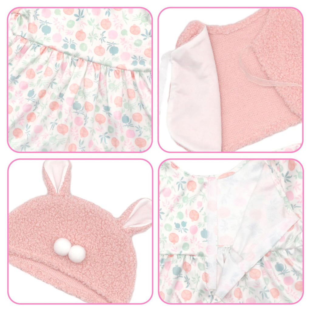 20-22 Inch Reborn Baby Doll Clothes & Accessories Set A12719