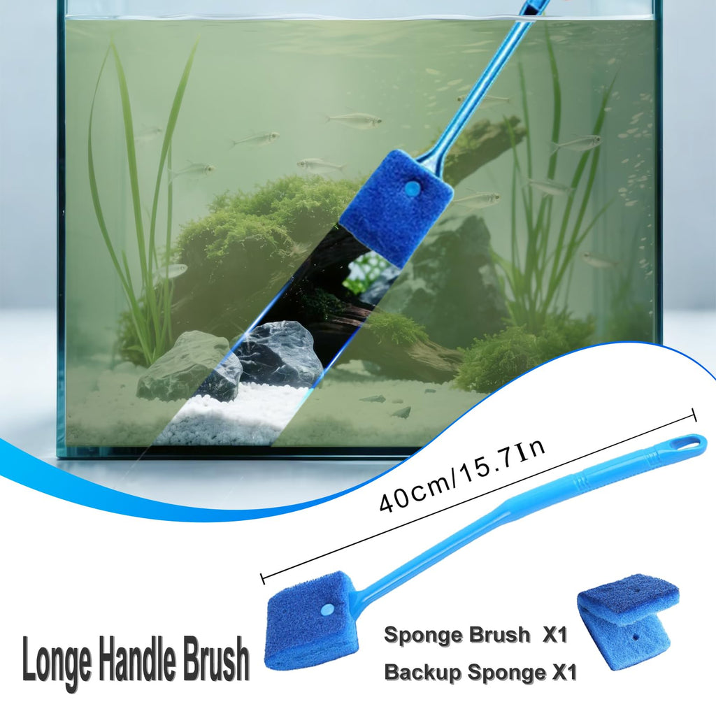 Aquarium Gravel Cleaner with 6Ft Water Hose and Skimmer Net E899669