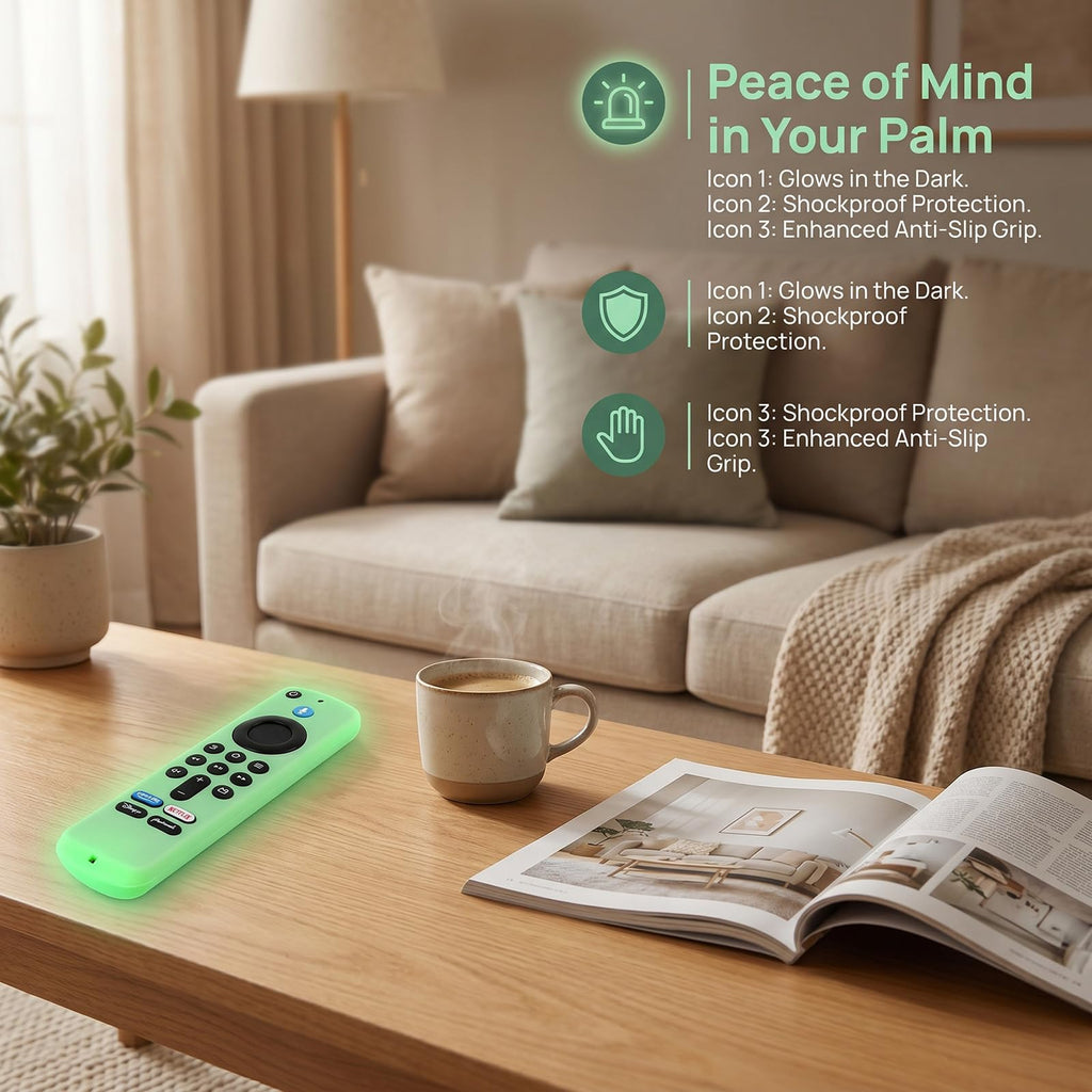Remote Cover Case 2pcs Silicone Sleeve with Wrist Strap J82353