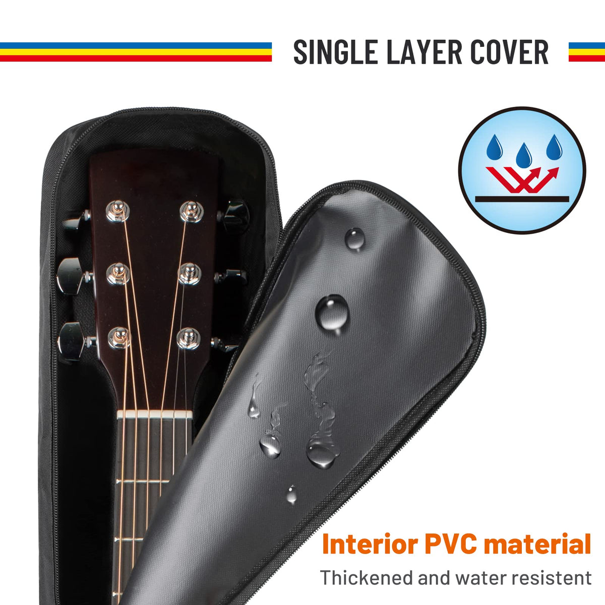 Acoustic Guitar Dust Cover 38-41 in Soft Gig Bag V53284