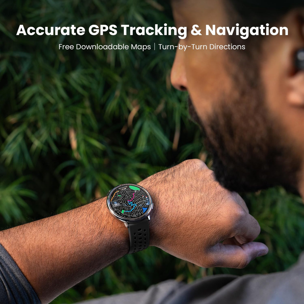 Smart Watch, 1.32" AMOLED Display, GPS A5763