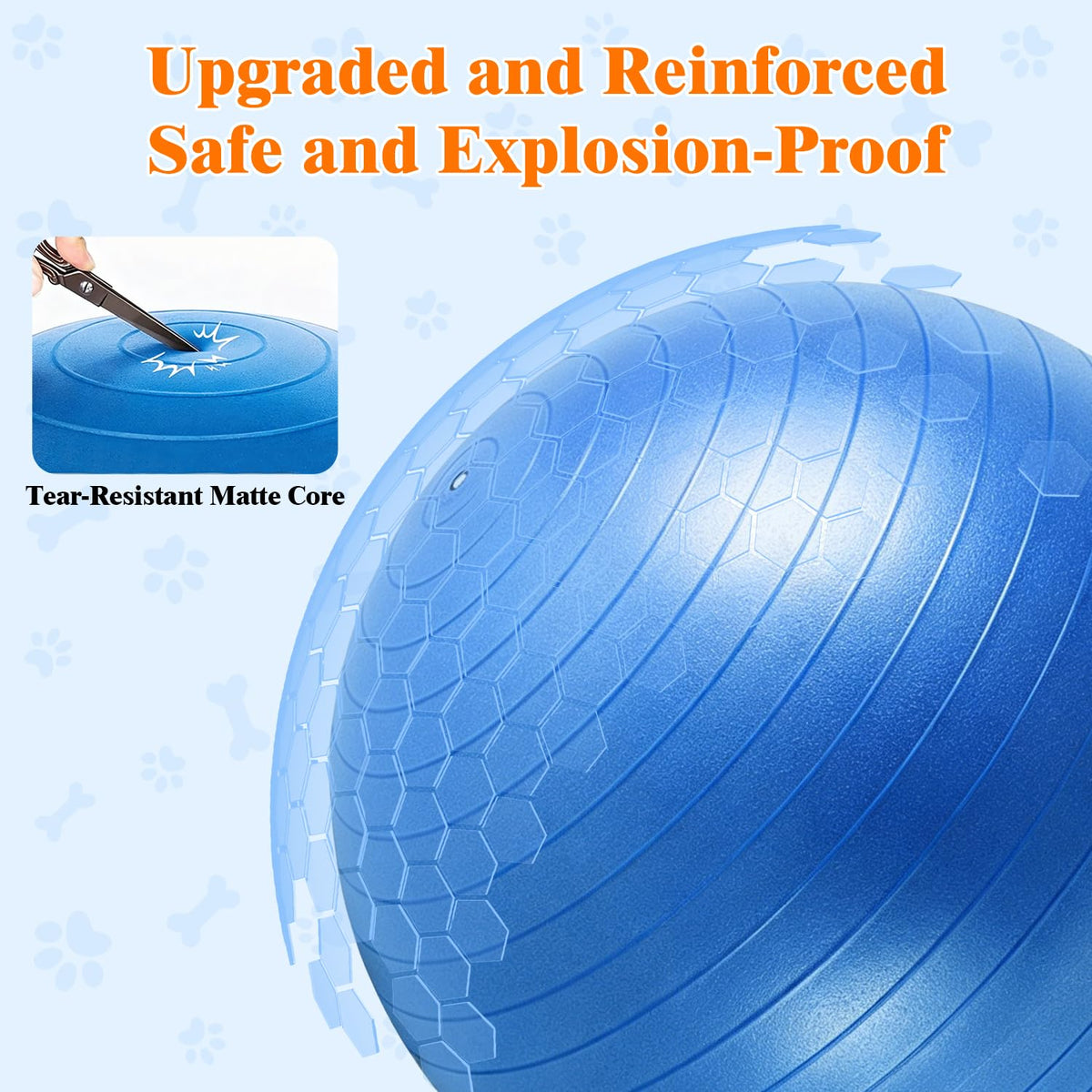 18 Inch Heavy Duty Herding Ball for Dogs with 3 Handles X398