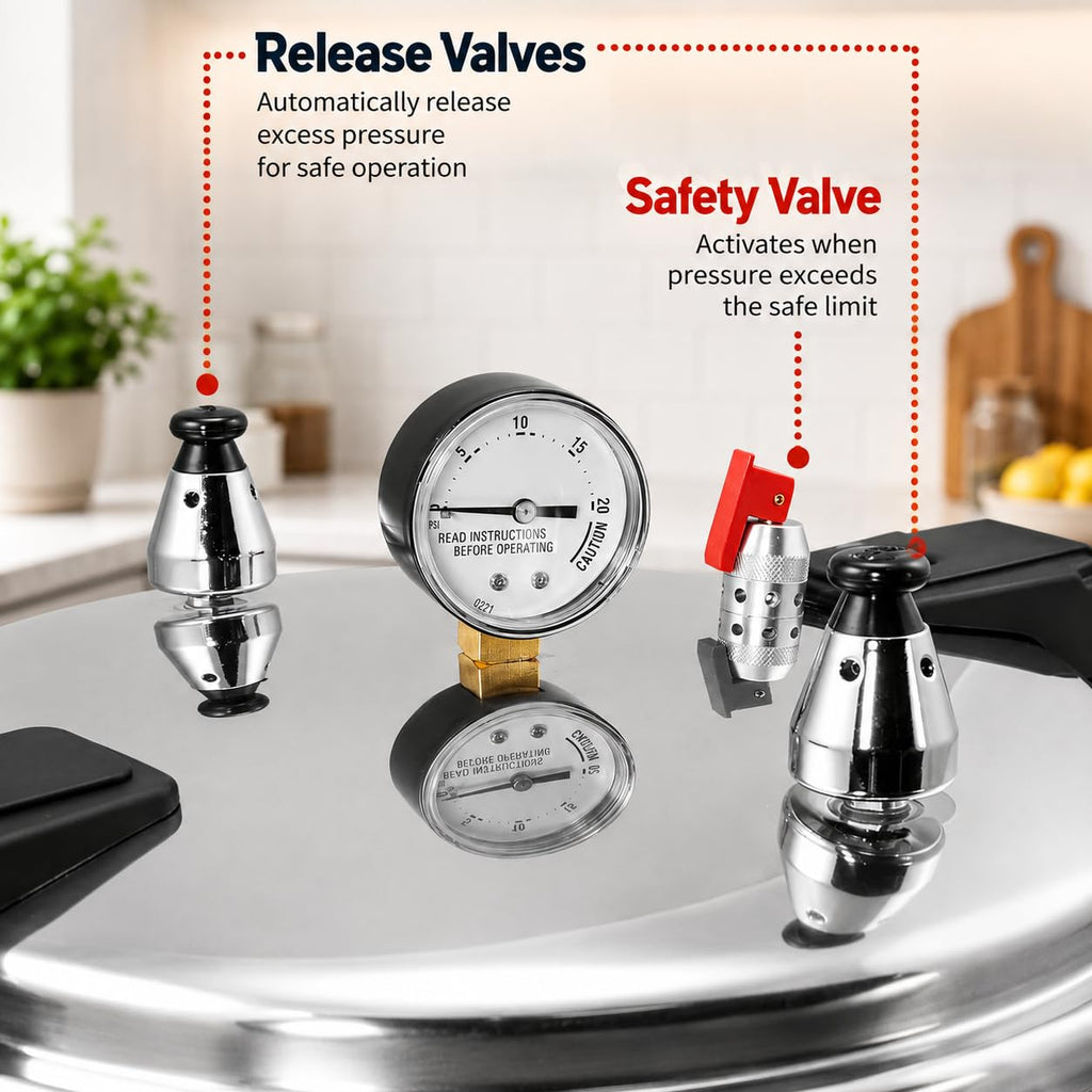 23 Qt Aluminum Pressure Cooker & Canner F259033
