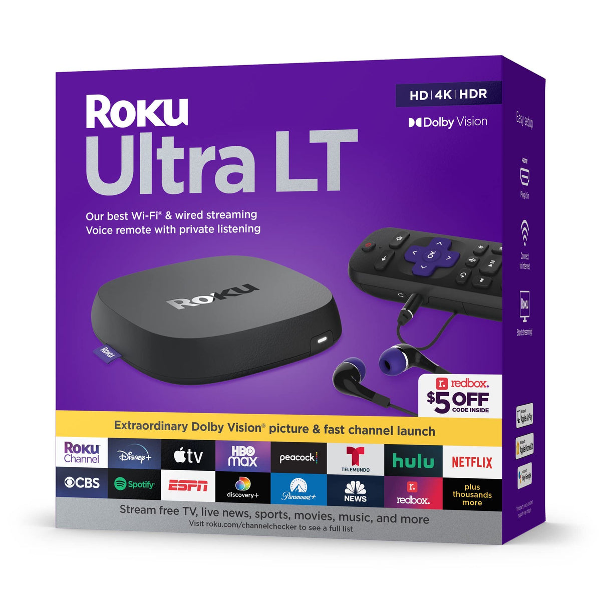 4K HDR Streaming Player with HDMI Cable Y445