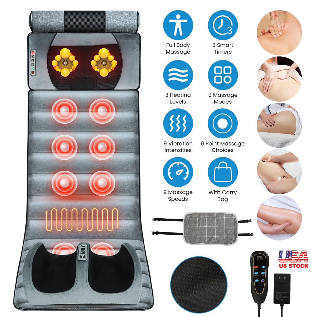 Full Body Massage Mat with Heat M831