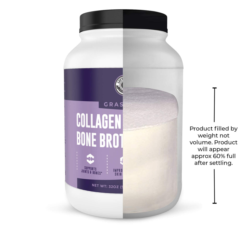 Collagen Bone Broth Powder, Unflavored, 2lb P15956