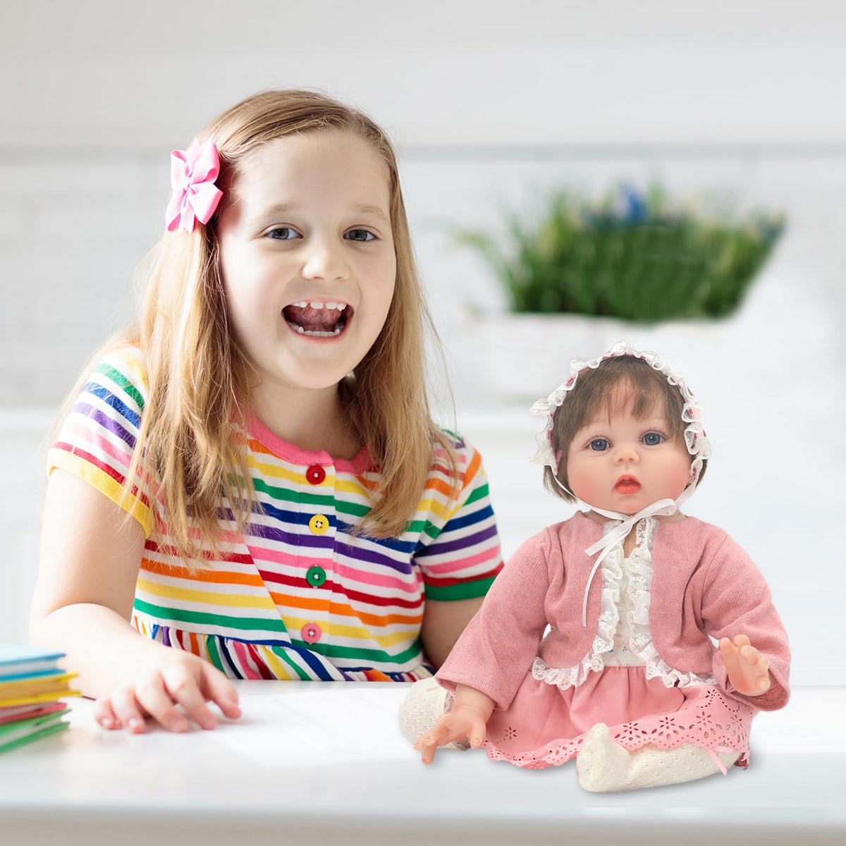 20-22 Inch Reborn Baby Doll Clothes & Accessories Set A12719