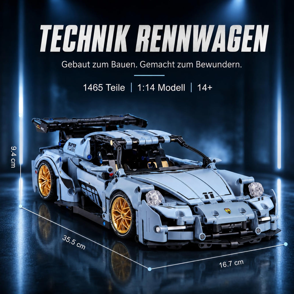 1465 Pieces 1:14 Sports Vehicle Building Blocks Set K14335