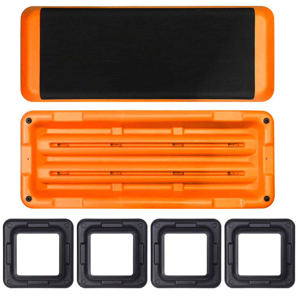 43'' Adjustable Aerobic Step Platform with 4 Stackable Risers N644984