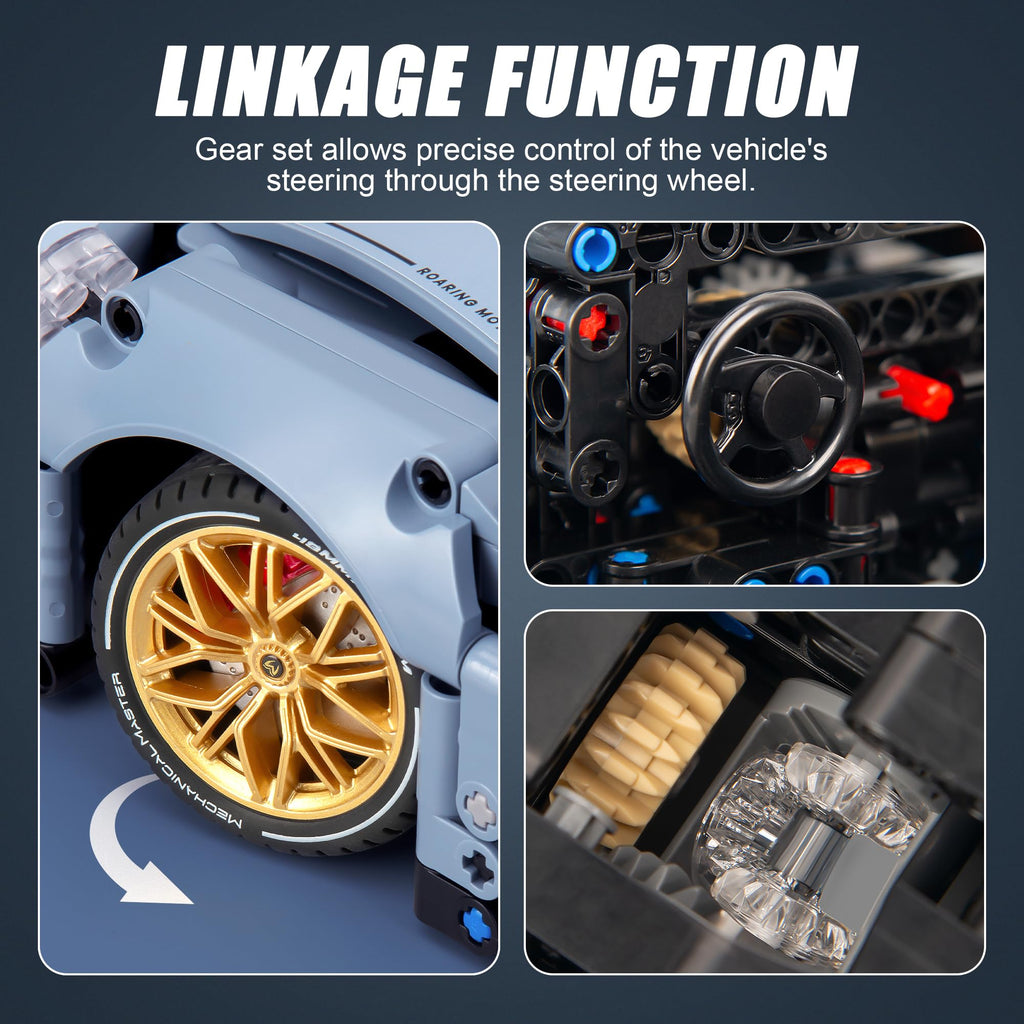 1465 Pieces 1:14 Sports Vehicle Building Blocks Set K14335