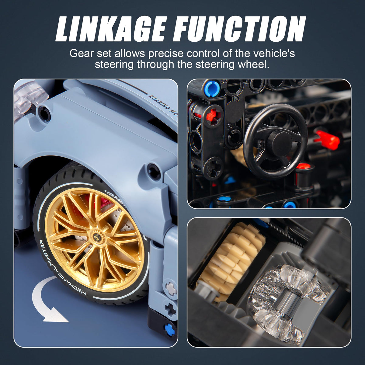 1465 Pieces 1:14 Sports Vehicle Building Blocks Set K14335
