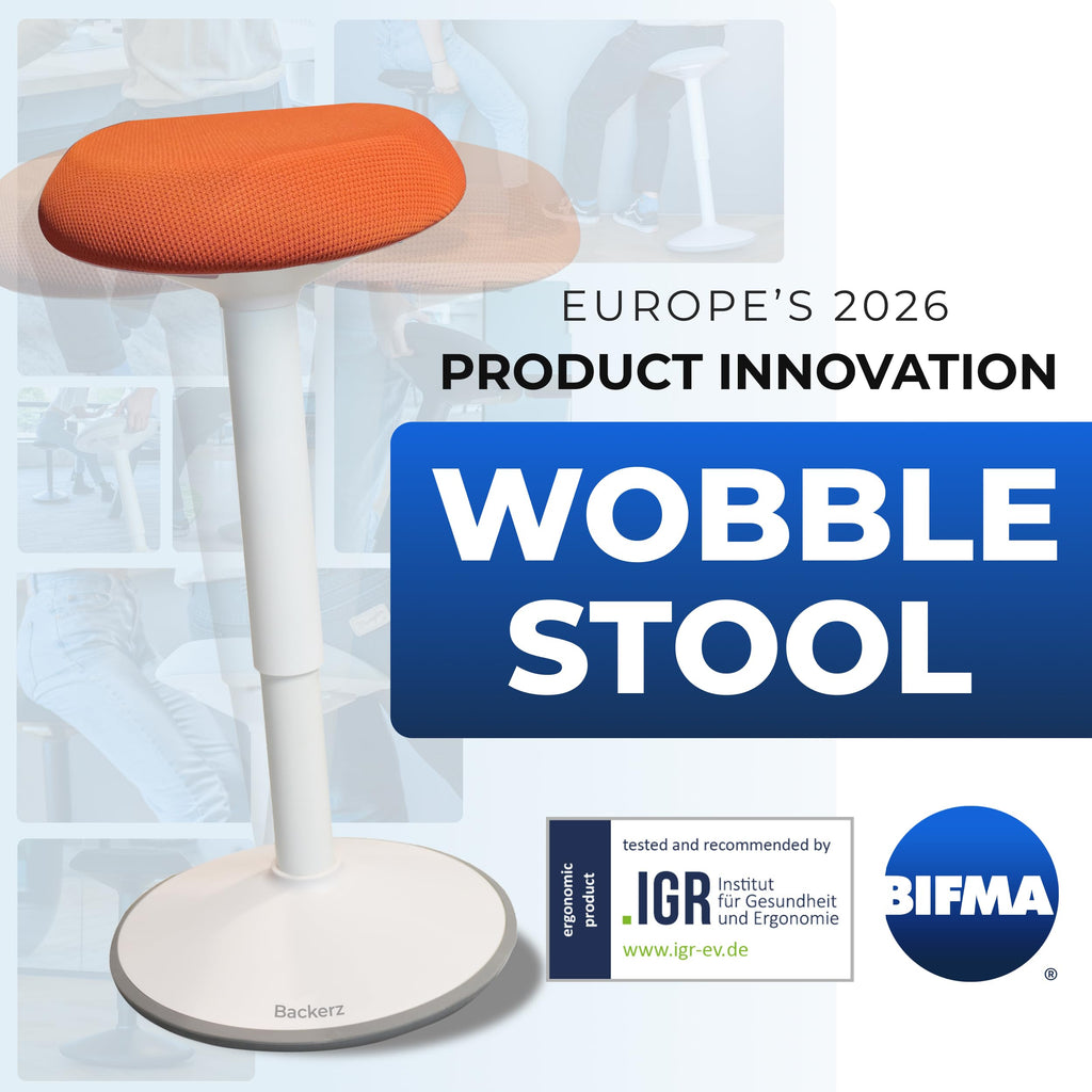 Height Adjustable Swivel Wobble Stool T444363