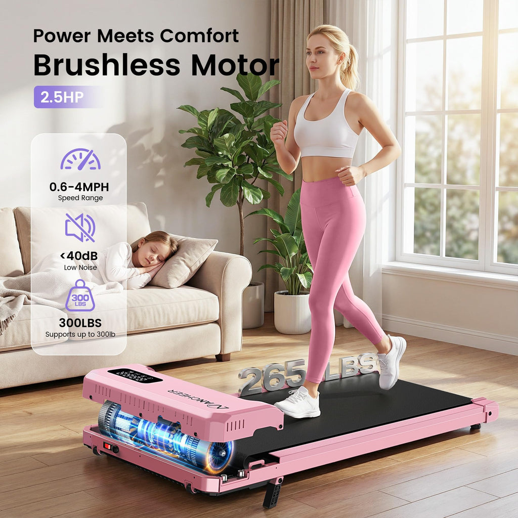 Under Desk Treadmill with Vibration Plate & Incline X228032