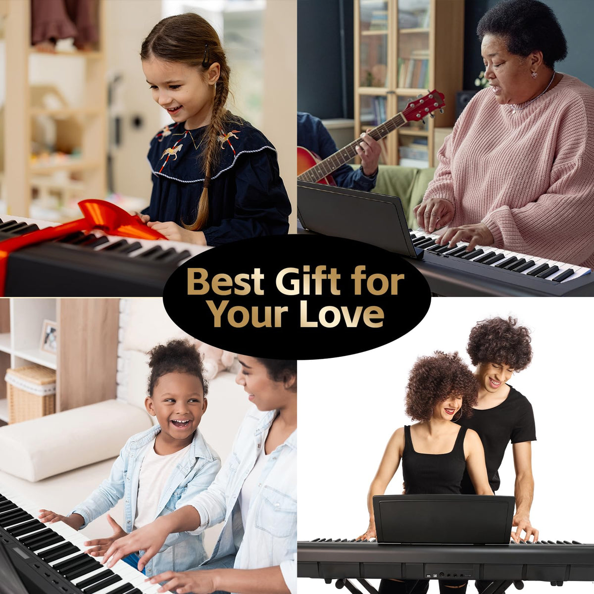 88 Key Weighted Digital Piano with Graded Hammer Action B17327
