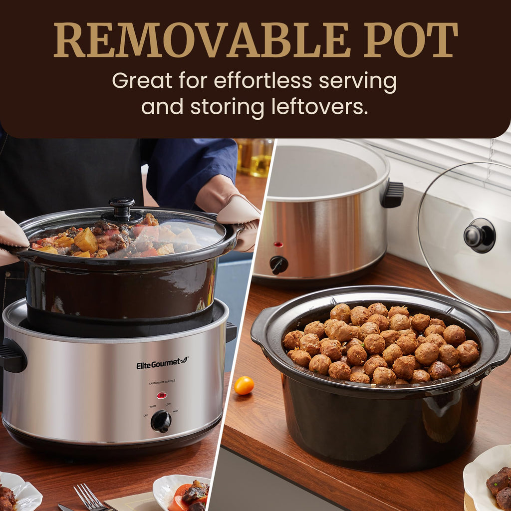 Stainless Steel Slow Cooker 8.5 Quart W604