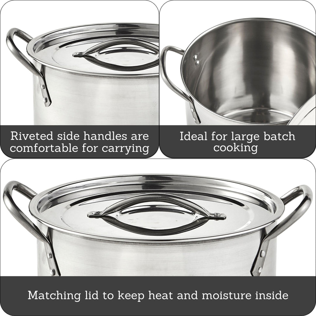 Stainless Steel 20-Quart Stock Pot D282