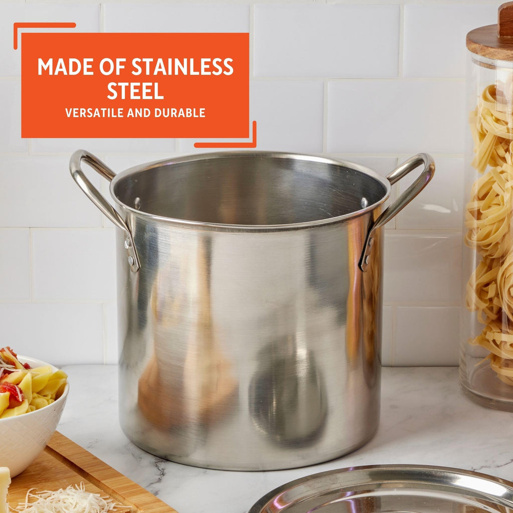 Stainless Steel 20-Quart Stock Pot D282