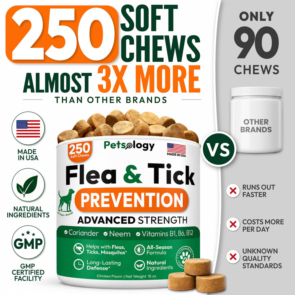 Flea and Tick Prevention for Dogs Chews Q60952