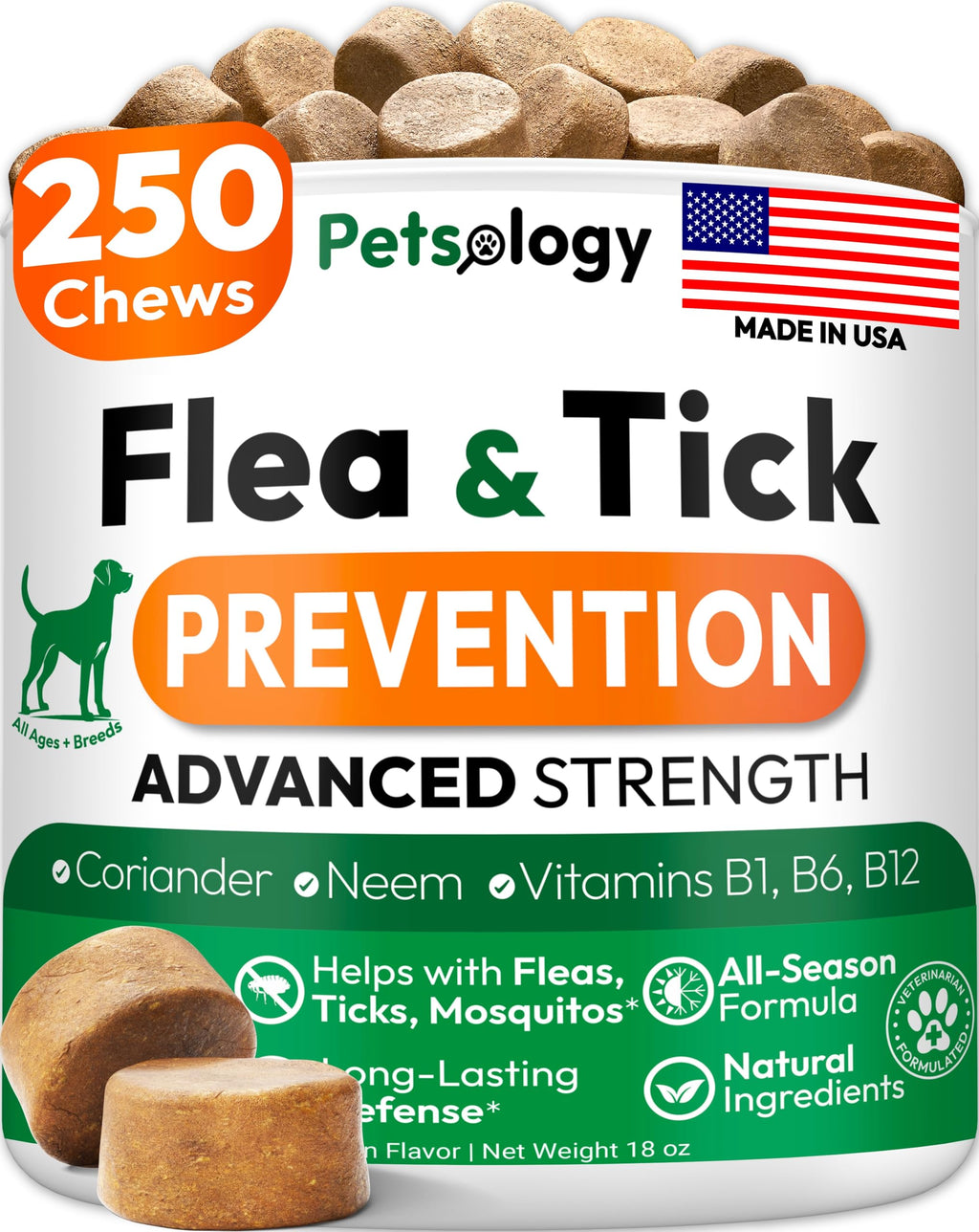 Flea and Tick Prevention for Dogs Chews Q60952