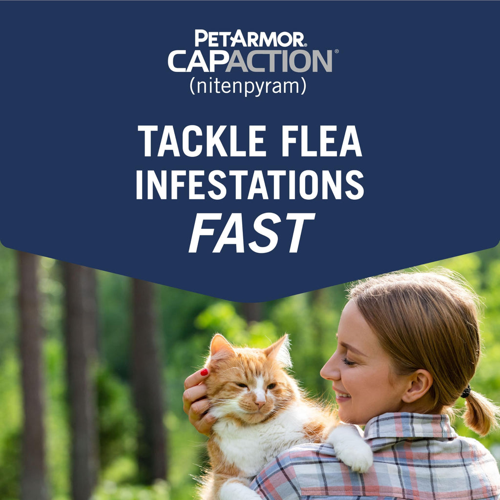 Oral Flea Tablets Cats 2-25 lbs, Nitenpyram, 6-Dose W134