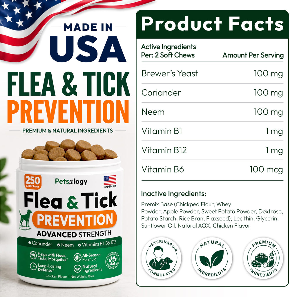 Flea and Tick Prevention for Dogs Chews Q60952