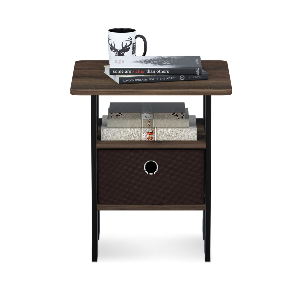 Set of 2 End Table with Bin Drawer K49714