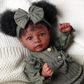 20 Inch Black Lifelike Baby Girl Doll O461047