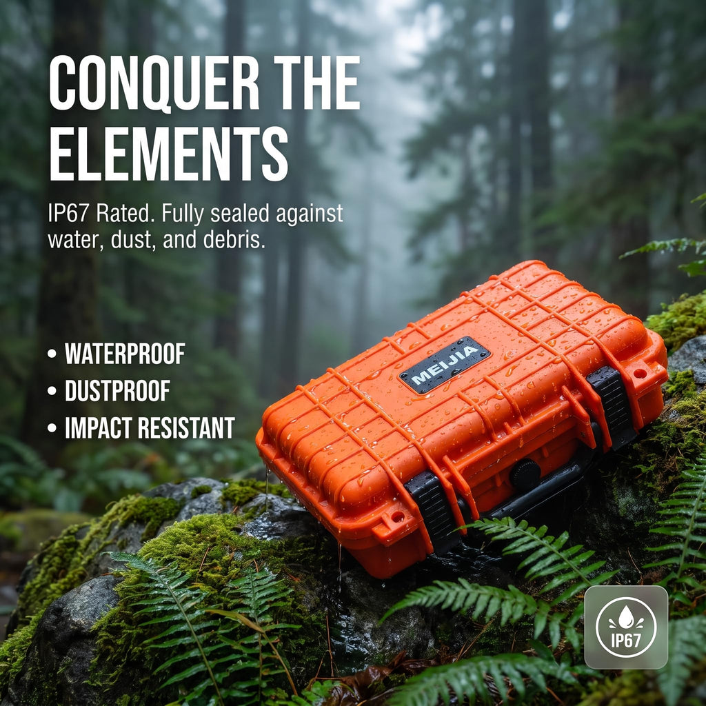 Portable Waterproof Hard Case with Customizable Foam C72620