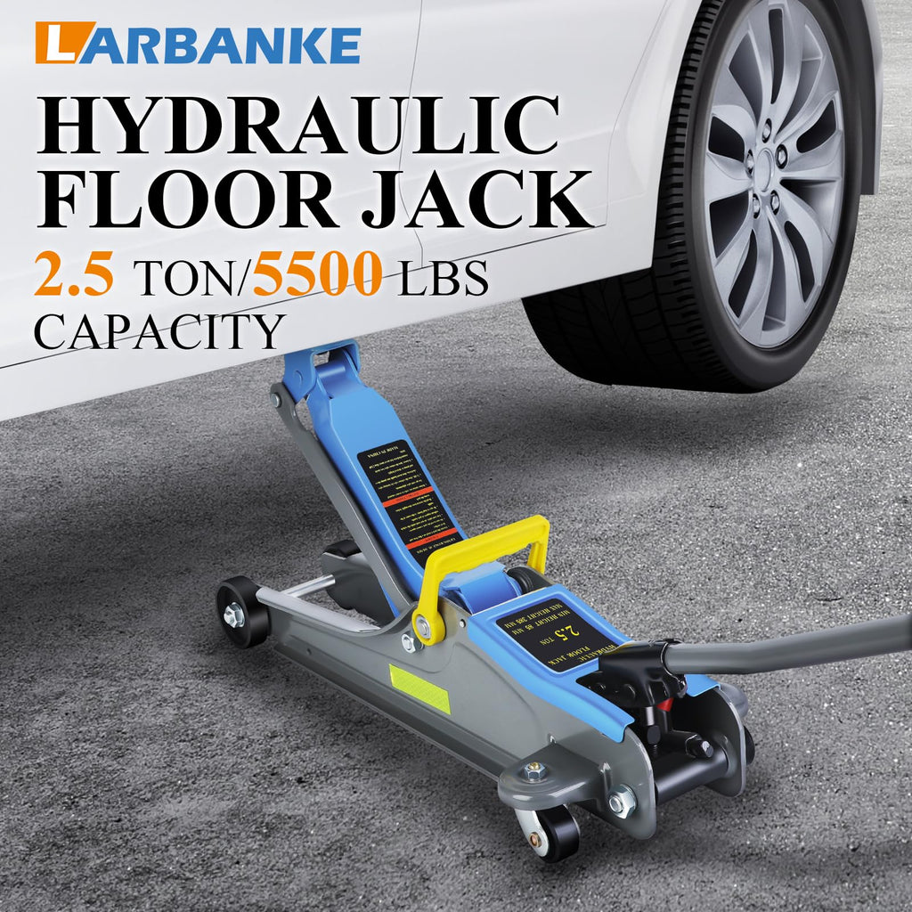 2.5 Ton Low Profile Hydraulic Floor Jack with Handle D377