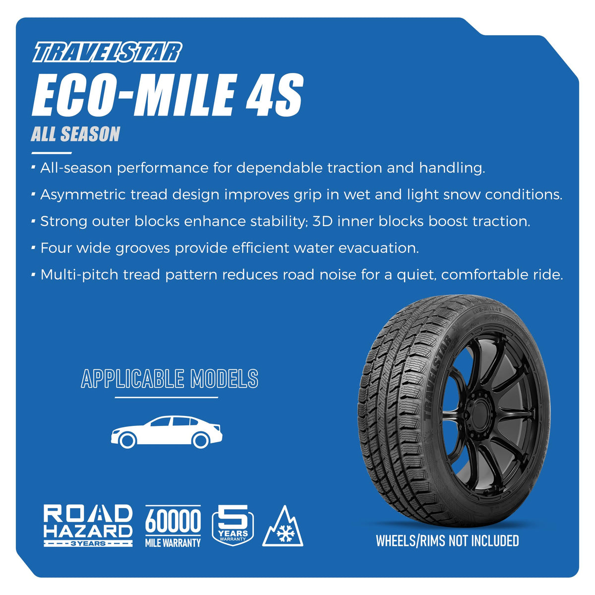 Set of 4 All Weather Tires R52952