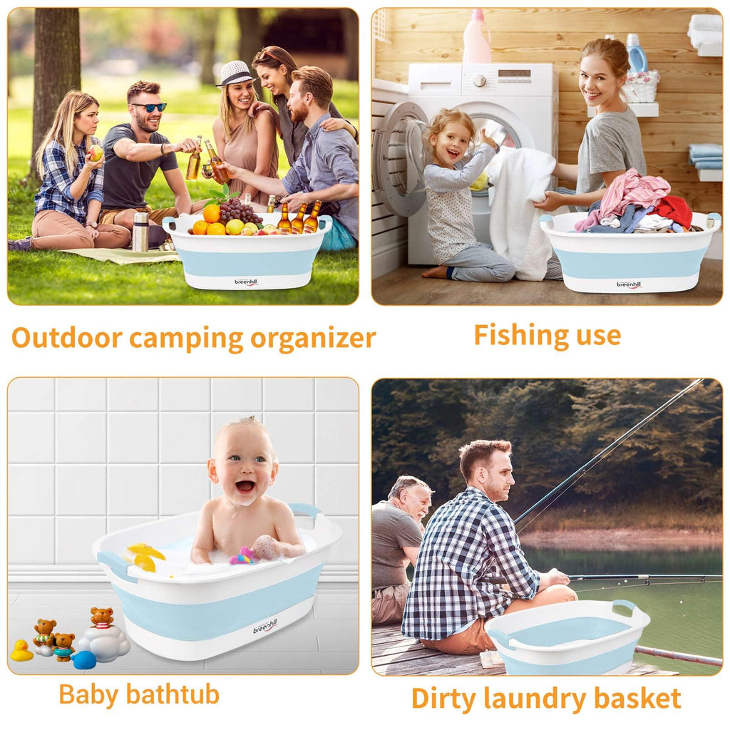 Collapsible Dog Bath Tub with Drain Plug D33623