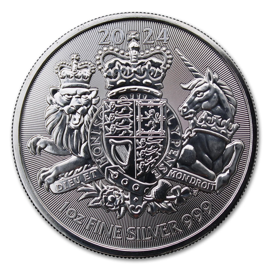 1 oz Silver British Royal Arms Coin V597