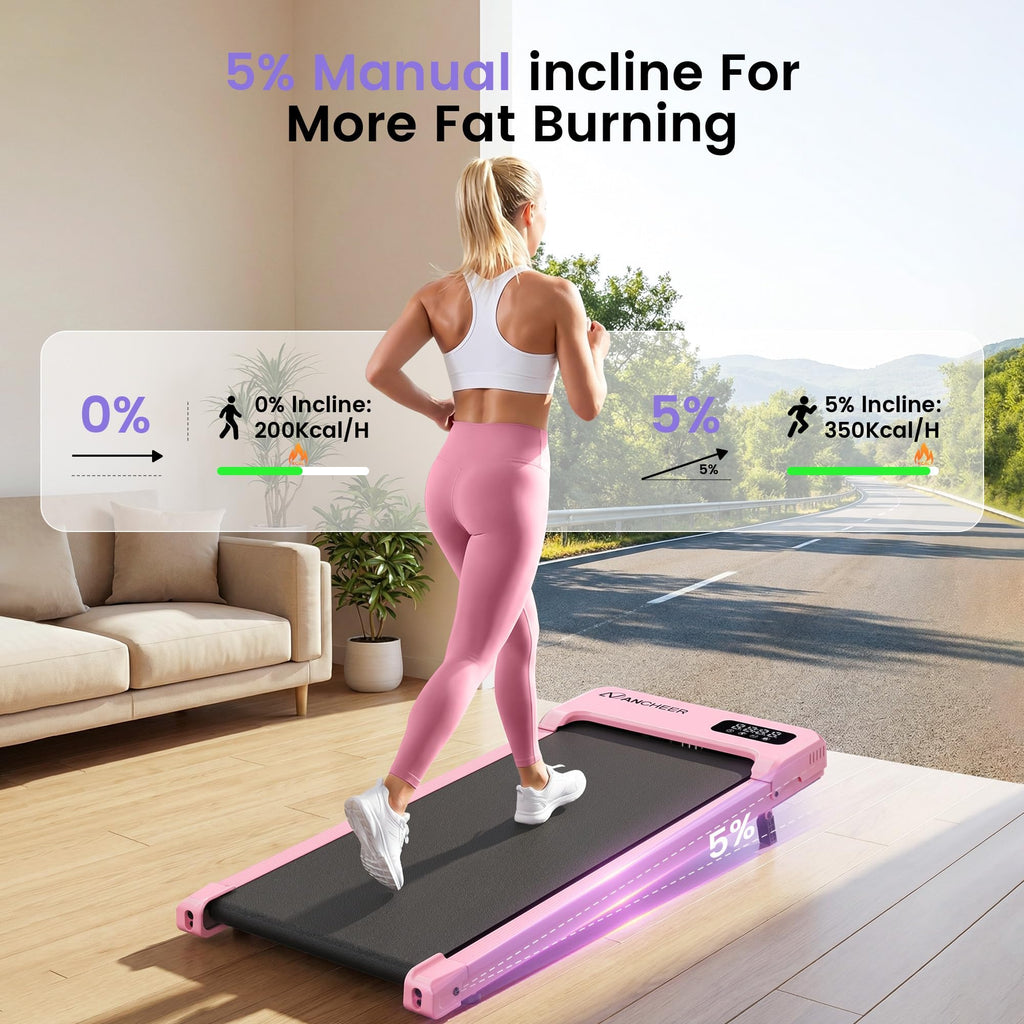 Under Desk Treadmill with Vibration Plate & Incline X228032